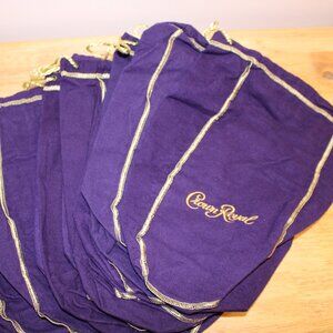 Crown Royal Bags Lot of 10 large